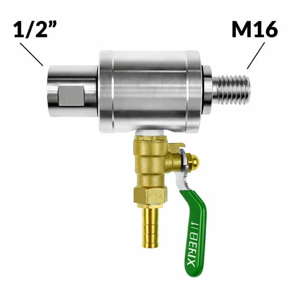 Adapter för våtborrning borr 1/2 till M16 titan