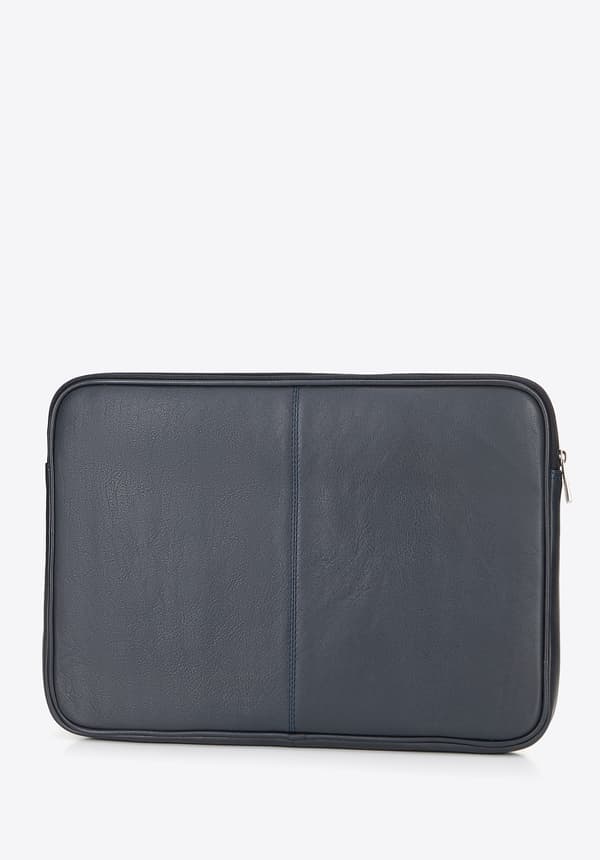 Wittchen Herr 15.6 laptopfodral, Mörkgrå, Naturläder