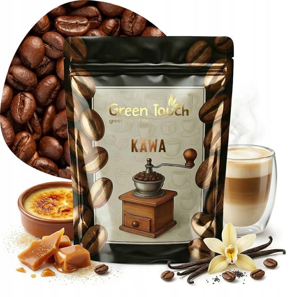 Green Touch bønkaffe smagssat Crème brûlée dessert cremøllet 200 g