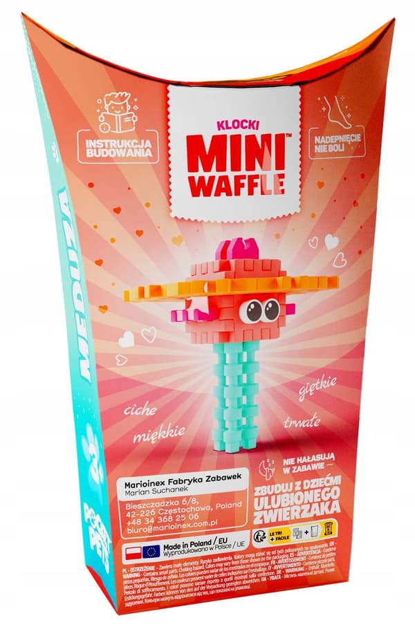 Marioinex Mini Waffle POCKET PETS - MEDUZA set