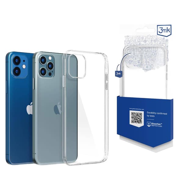 Apple iPhone 12/12 Pro – 3mk Genomskinligt Skal