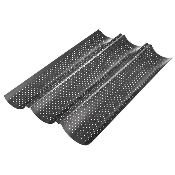 Teräksinen baguette-muotti 38 cm