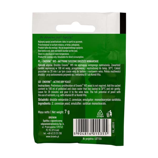 Enovini® WS -viinihiiva, 7 g
