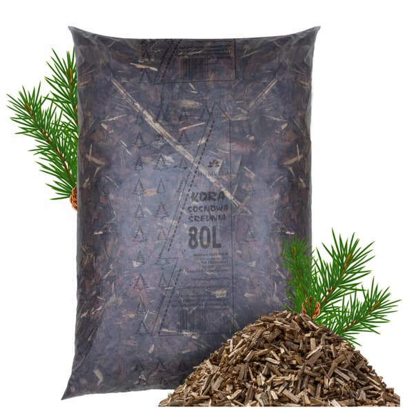 MEDELSTOR TALLBARK 80 l POLSK TRÄDGÅRDSBARK