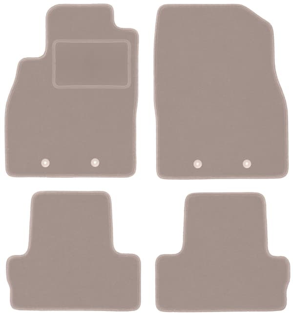 Velour måtter til: Chevrolet Volt hatchback (2012-2017) beige