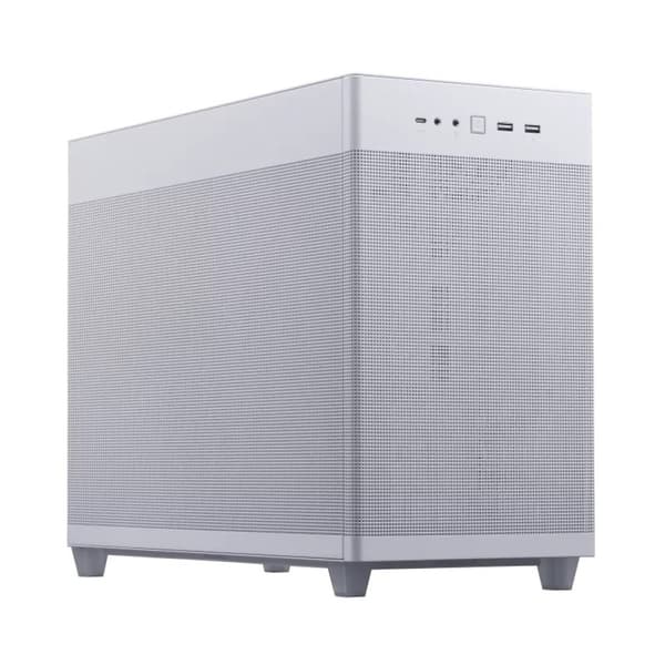 ASUS AP201 PRIME CASE TG hvidt computerkabinet, Mini Tower