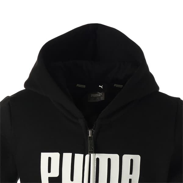 Puma ESS FULD-ZIP drengehættetrøje sort 84762101 størrelse 92