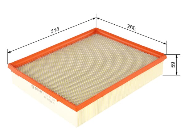 ILMANSUODATIN F026400286 BOSCH