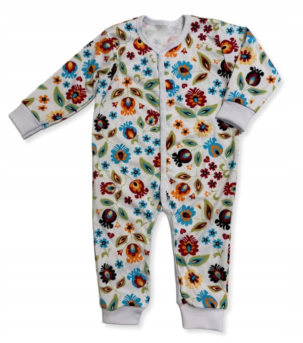 Romper 62 knappet romper romper uden fødder pyjamas romper folk hvid