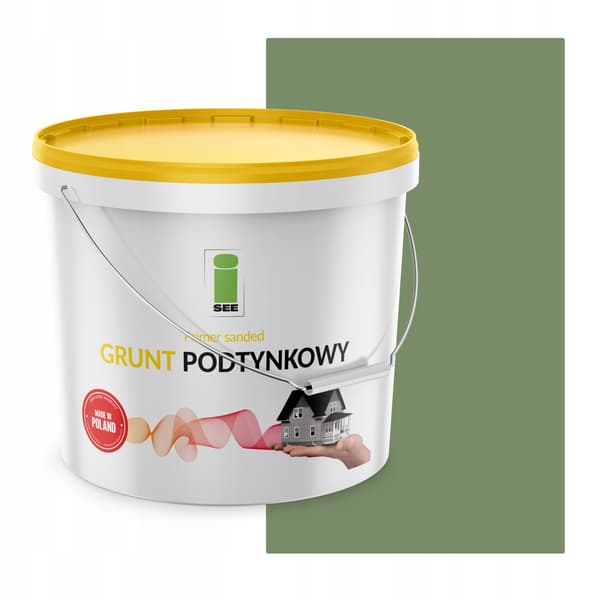 SILIKONPUDS TIL FACADER, OLIVENGRØN, 15 KG