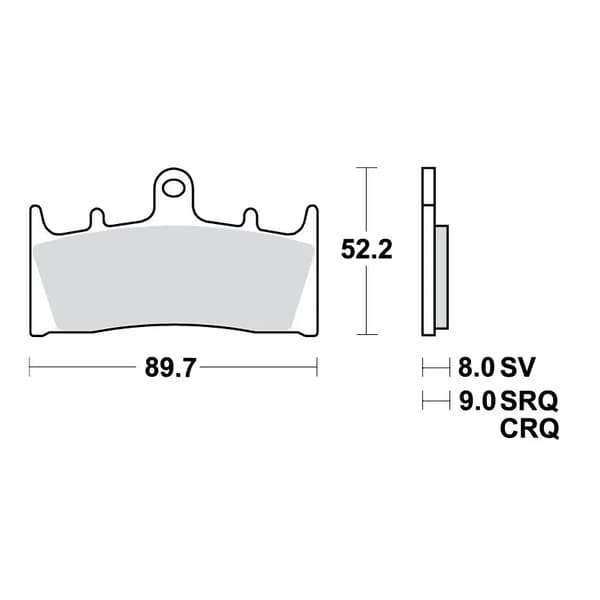 TRW MCB659 bremseklodser