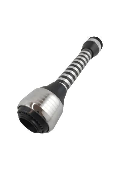 Langledt perlator krom/sort