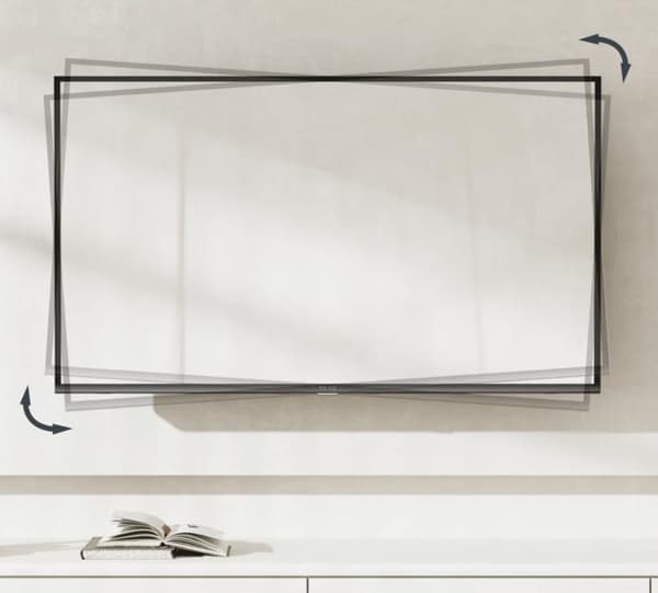 ISY ITV-3600 TV-teline Musta-harmaa