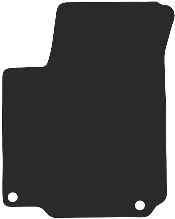 Polyamid förarmatta för Seat Leon I hatchback 1999-2005 gummierad förarmatta