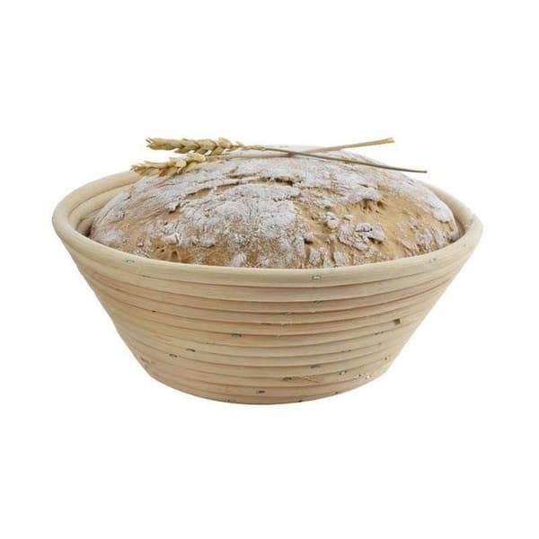 Rattankurv til hævning af brøddej 0,5 kg / 14 cm
