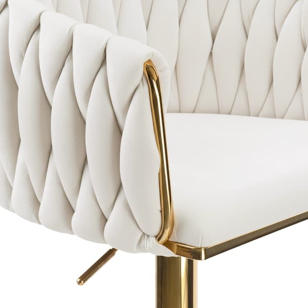 Cofton Gold Cream White -baarituoli