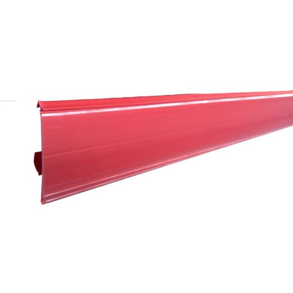 Prislist för hyllplan, insticksmonterad, L-100cm, mörkgrön, N