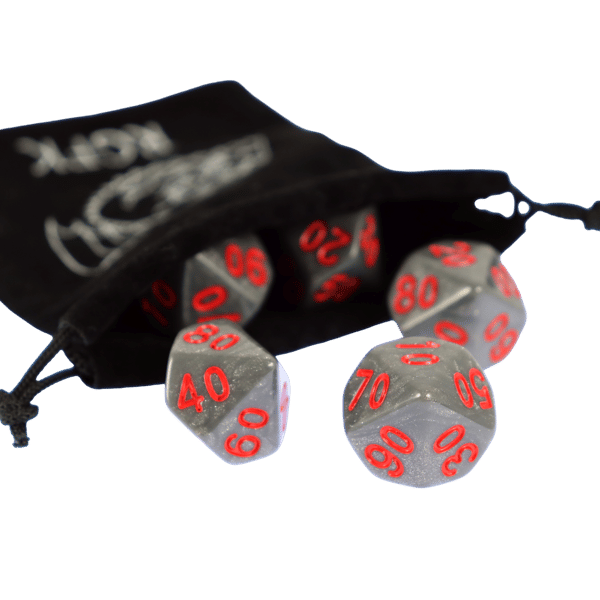 RPG Terning Ti-Sidet D10 Terning 00-90 Guardian Medallion