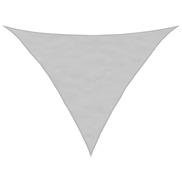 vidaXL Skuggsegel ljusgrått 3,5x3,5x4,9 m polyester