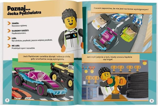LEGO City-bog. Vinder af løbet