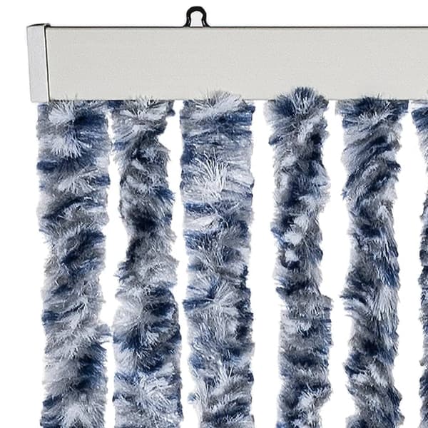 vidaXL Flugnät blått och vitt 100x200 cm chenille