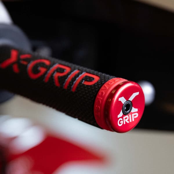X-GRIP STYREENDER TIL HULDIAMETER 12-16,2 MM RØD