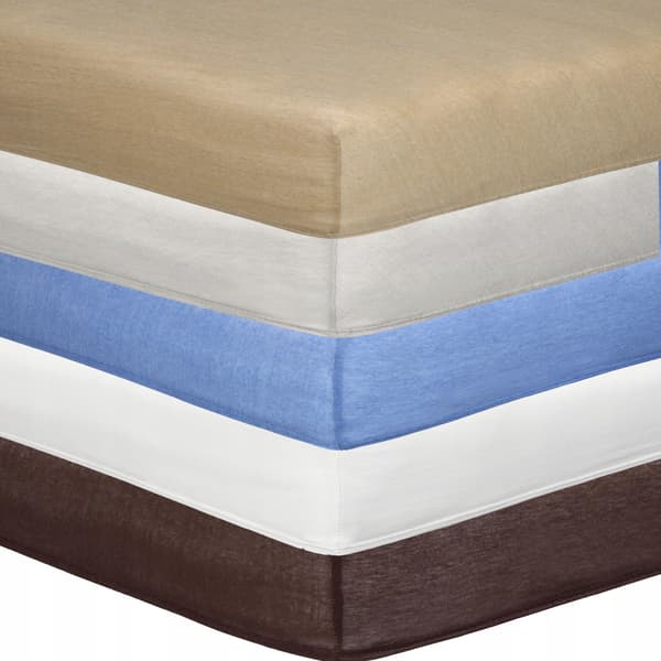 Jersey lagen med elastik 160x200 Parylux - Hvid