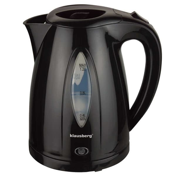 ELKEDEL 1,2L KLAUSBERG KB-9001 SORT