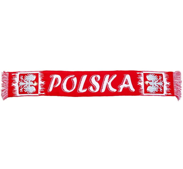 Polen fanhalsduk 130 cm