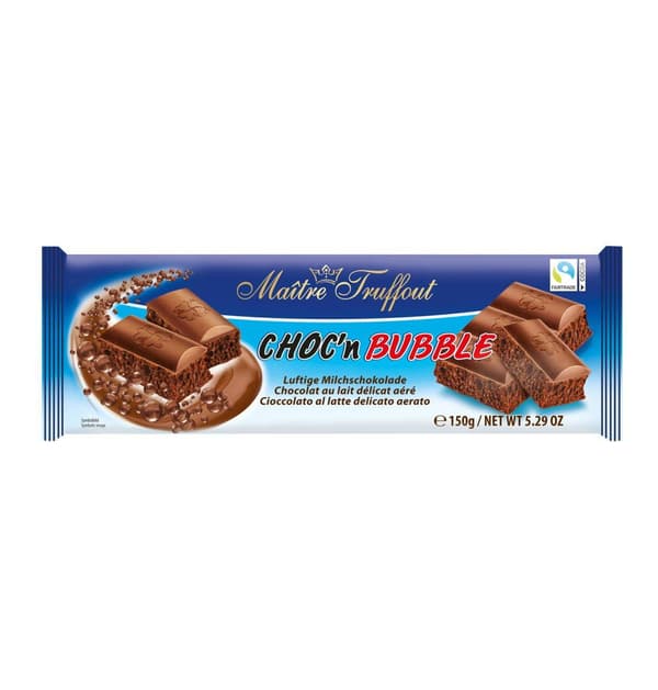 MaitreTruffout Choc´n Bubble Mjölkchoklad 150 g