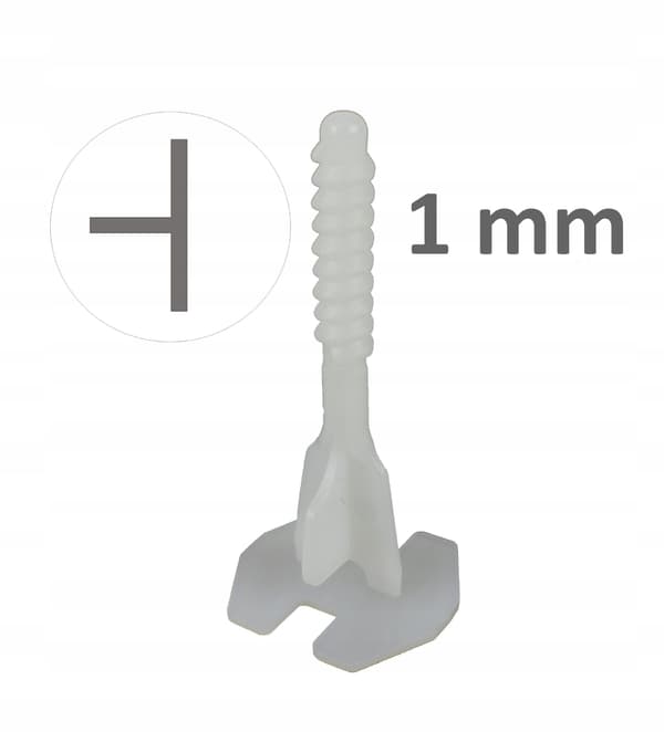 Skrue T-form TwistLevel nivelleringssystem 1mm