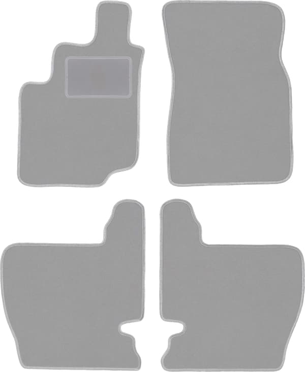 Grå bilmåtter til SsangYong Musso SUV (1993-2005)