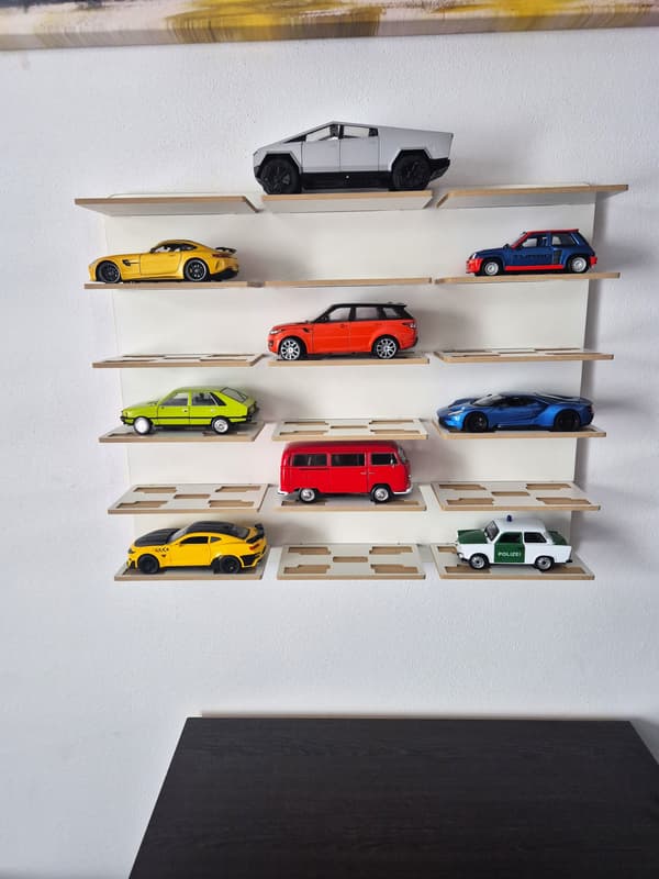 Automallien näyttö asteikolla 1–24