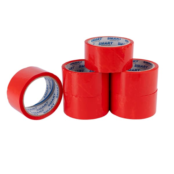 Pakketape | SMART | AKRYL | 48x50 | rød