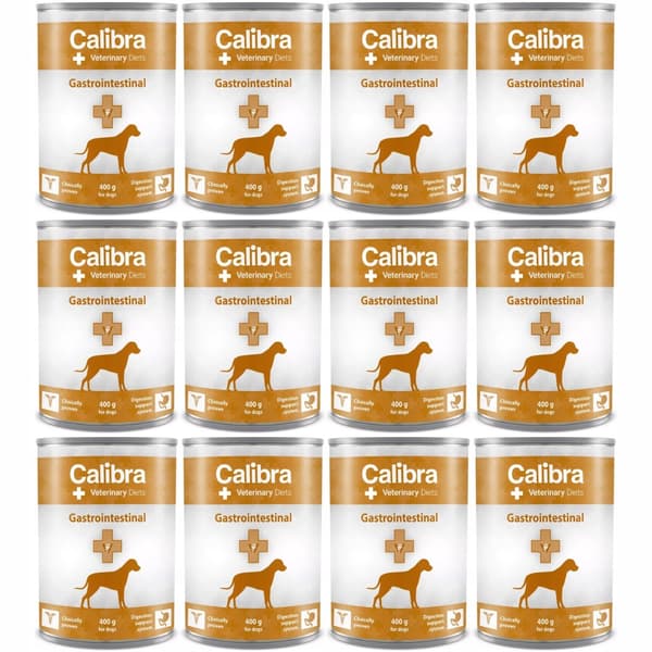 Calibra VD Dog Gastro Intestinal våtfoder för hundar 12x400g