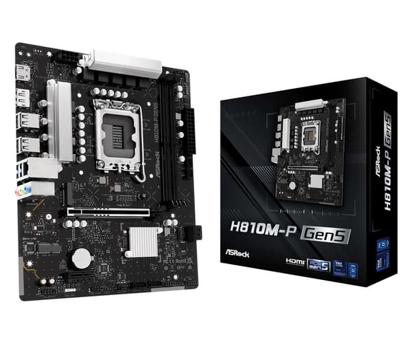 Asrock H810M-P GEN5 bundkort