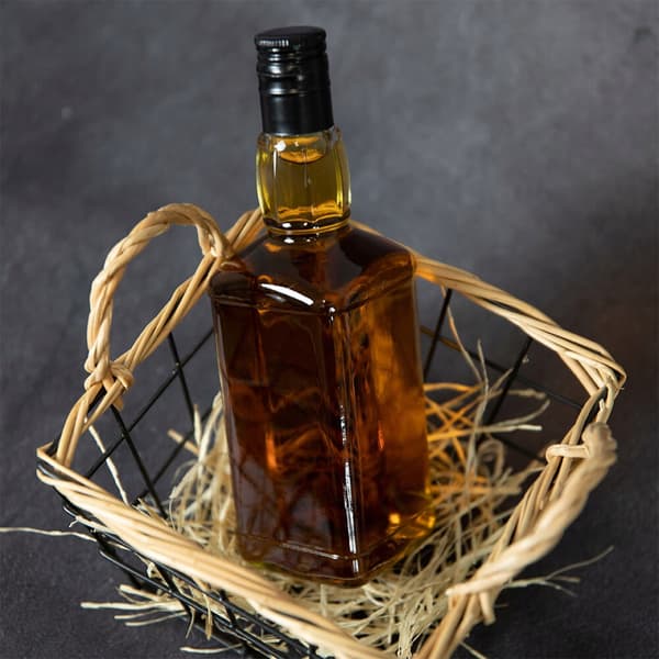 DANIEL 500ml flaske til whisky, brandy, bourbon, 0,5L glasflasker, Bimberek