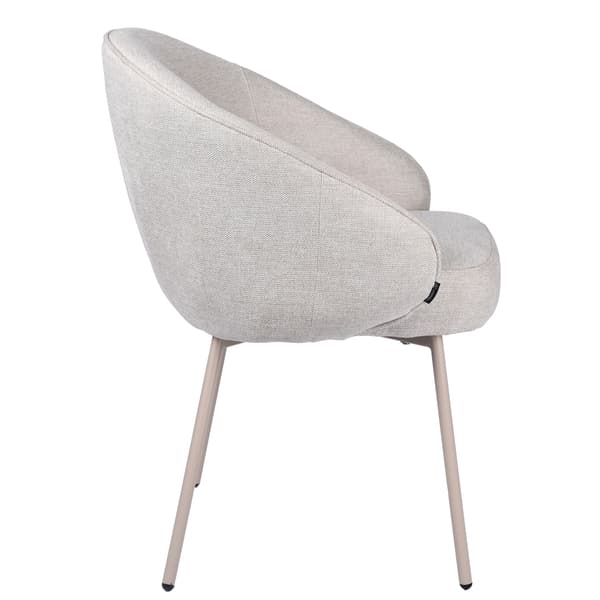 OTILO verhoiltu nojatuoli, beige kangas