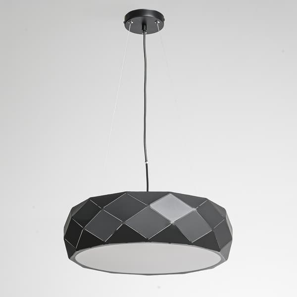 HÆNGELAMPE REUS 3 E27 SORT LYS PRESTIGE LP-8069/1P BK