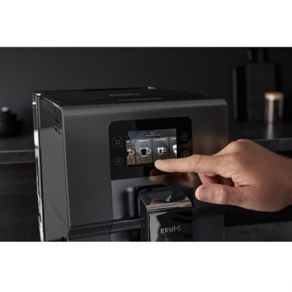 Krups EA875U espressomaskine, sort, 3 l, halvautomatisk