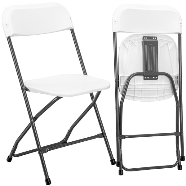 SIMPLO BLACK klappelig cateringstol, hvid