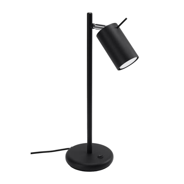 RING 1 GU10 SKRIVEBORDSLAMPE SORT SOLLUX SL.1091