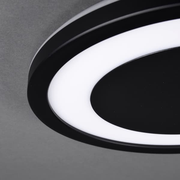 LED loftlampe 15W badeværelsesloftlampe IP44 NEUTRAL 4000K sort