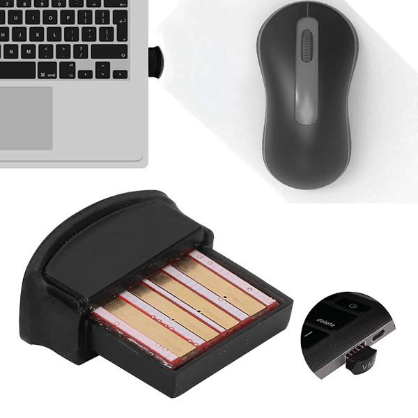 Mini-adapter Bluetooth 5.0 + EDR USB 2.0 Dongle 20 m BT-kort