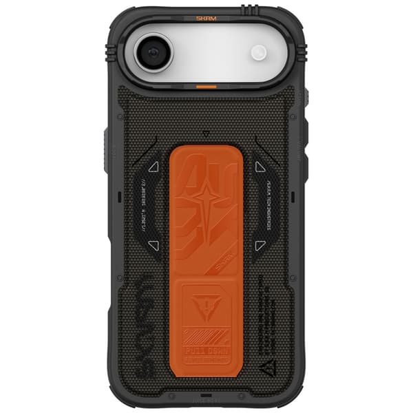 Skinarma Phantom cover til iPhone Air magnetisk opladning + stativ, olivengrøn