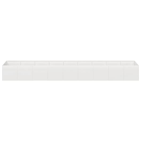 vidaXL urtepotte 360x80x40 cm rustfrit stål