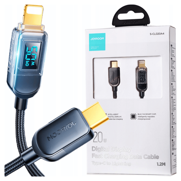 USB-C Lightning-kaapeli 20W 1.2m Joyroom S-CL020A4 (musta)