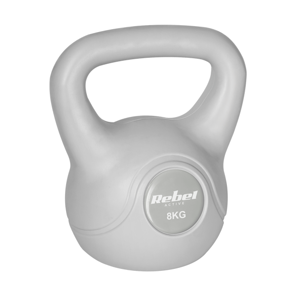 Kettlebell 8kg grå kettlebell håndvægtbold til ABS Rebel træning