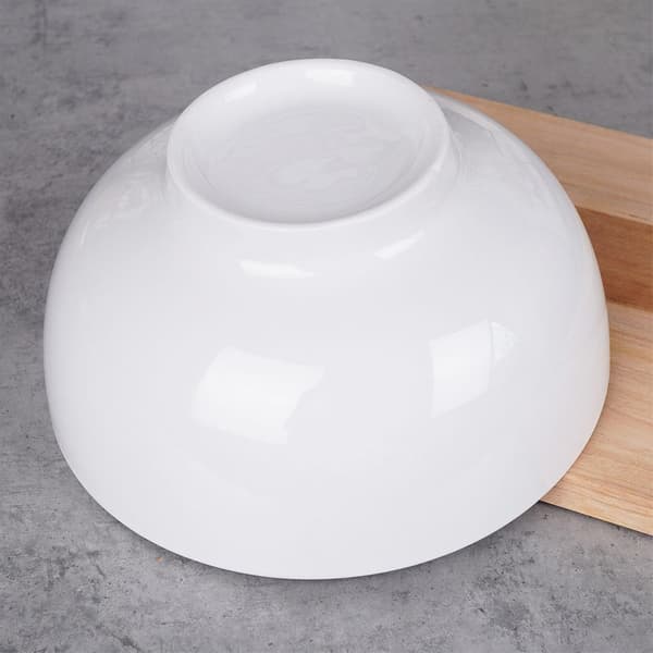 Vit porslins skål 20 cm, 1,6 l