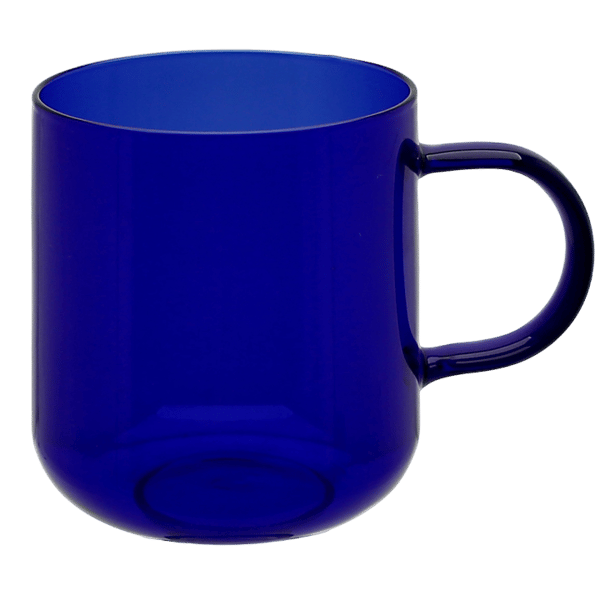 GLASKOP TIL KAFFE OG TE 310 ml. 8,7 cm MARINEBLÅ